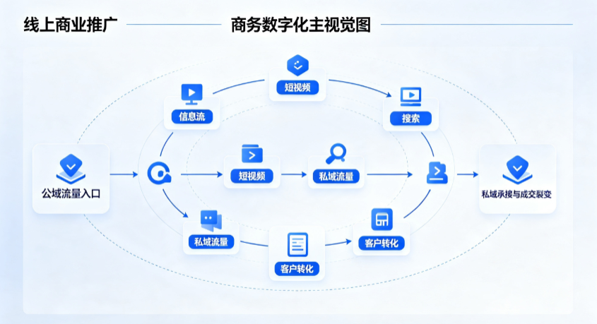 鸠江区线上商业推广怎么做？全域流量闭环搭建与低成本转化实战指南